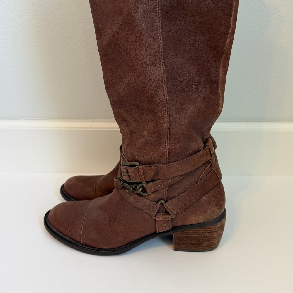 Gianni Bini Parker Leather Knee High Boots - Picture 5 of 12